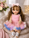 Игровая кукла в стиле Reborn Baby Doll Monika 55 см &ndash; виниловая девочка с кудрявыми волосами и аксессуарами; подходит для купания (RB089) RB089 фото 5
