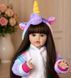 Игровая кукла в стиле Reborn Baby Doll Nicole 55 см &ndash; виниловая девочка с длинными темными волосами и аксессуарами; подходит для купания (RB090) RB091 фото 2