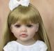Ігрова лялька у стилі Reborn Baby Doll Alice 55 см &ndash; вінілова з одягом та аксесуарами;підходить для купання (RB037) RB037 фото 4