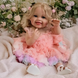Игровая кукла в стиле Reborn Baby Doll Mirella 55 см &ndash; виниловая девочка с волосами и аксессуарами; подходит для купания (RB093) RB093 фото 4
