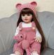 Ігрова лялька у стилі Reborn Baby Doll Adeline 55 см &ndash; вінілова з одягом та аксесуарами;підходить для купання (RB045) RB045 фото 2