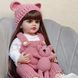 Ігрова лялька у стилі Reborn Baby Doll Adeline 55 см &ndash; вінілова з одягом та аксесуарами;підходить для купання (RB045) RB045 фото 3