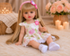 Игровая кукла в стиле Reborn Baby Doll Liliana 55 см &ndash; виниловая с волосами, одеждой и аксессуарами; подходит для купания (RB079) RB079 фото 4