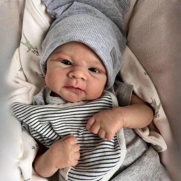 Ігрова лялька у стилі Reborn Baby Doll Elijah Boy 48 см &mdash; хлопчик з повністю вініловим тілом (RB050) RB050 фото