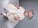 Ігрова лялька у стилі Reborn Baby Doll Maggi 55 см з силікон-вініловим тілом, одягом, підходить для купання (RB003) RB003 фото 5
