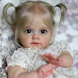 Ігрова лялька у стилі Reborn Baby Doll Maggi 55 см з силікон-вініловим тілом, одягом, підходить для купання (RB003) RB003 фото 1