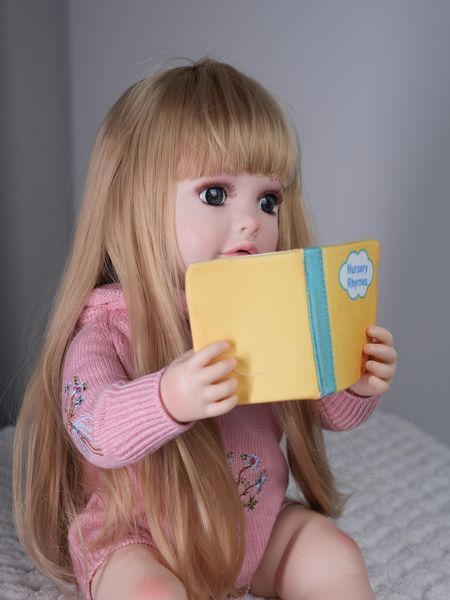 Інтерактивна ігрова лялька у стилі Reborn Baby Doll Sofia 55 см &mdash; говорить українською, співає, рухається (RBW-52) RBW-52 фото