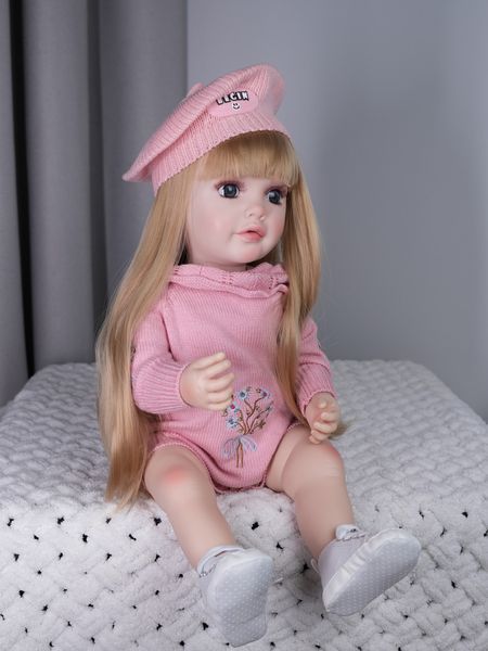 Інтерактивна ігрова лялька у стилі Reborn Baby Doll Sofia 55 см &mdash; говорить українською, співає, рухається (RBW-52) RBW-52 фото