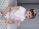 Игровая кукла в стиле Reborn Baby Doll Maddie 50 см &ndash; виниловая с одеждой и аксессуарами, подходит для купания (RB001) RB001 фото 10