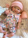 Игровая кукла в стиле Reborn Baby Melina 33 см - силиконовая анатомическая кукла младенца, водонепроницаемая, подходит для купания (RB056) RB056 фото 2