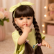 Игровая кукла в стиле Reborn Baby Doll Melani 55 см &ndash; виниловая девочка с длинными темными волосами и аксессуарами; подходит для купания (RB100) RB100 фото 3