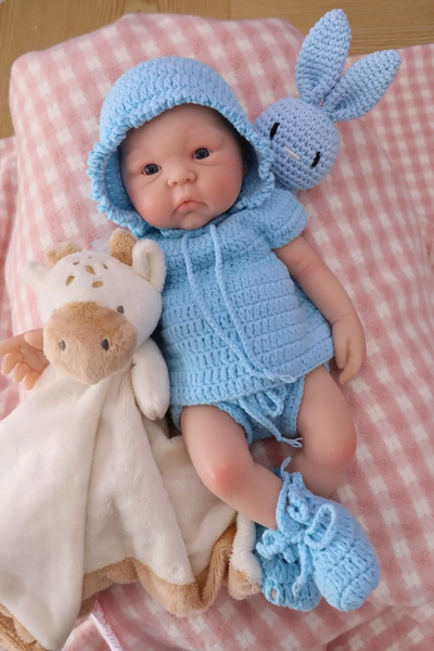 Игровая кукла в стиле Reborn Baby Doll мальчик 33 см &mdash; силиконовая анатомическая кукла ребенка, водонепроницаемая, подходит для купания (RB057) RB057 фото