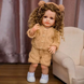 Игровая кукла в стиле Reborn Baby Doll Hazel 55 см &ndash; виниловая с вьющимися волосами, одеждой и аксессуарами; подходит для купания (RB080) RB080 фото 6