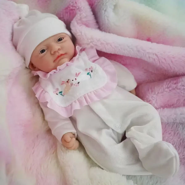 Игровая кукла в стиле Reborn Baby Doll 33 см &mdash; силиконовая кукла младенца, анатомическая, подходит для купания (RB058) RB058 фото