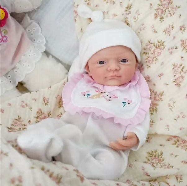 Игровая кукла в стиле Reborn Baby Doll 33 см &mdash; силиконовая кукла младенца, анатомическая, подходит для купания (RB058) RB058 фото