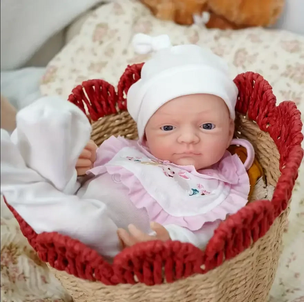 Игровая кукла в стиле Reborn Baby Doll 33 см &mdash; силиконовая кукла младенца, анатомическая, подходит для купания (RB058) RB058 фото