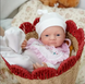 Игровая кукла в стиле Reborn Baby Doll 33 см &mdash; силиконовая кукла младенца, анатомическая, подходит для купания (RB058) RB058 фото 5