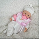 Игровая кукла в стиле Reborn Baby Doll 33 см &mdash; силиконовая кукла младенца, анатомическая, подходит для купания (RB058) RB058 фото 1