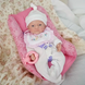 Игровая кукла в стиле Reborn Baby Doll 33 см &mdash; силиконовая кукла младенца, анатомическая, подходит для купания (RB058) RB058 фото 4