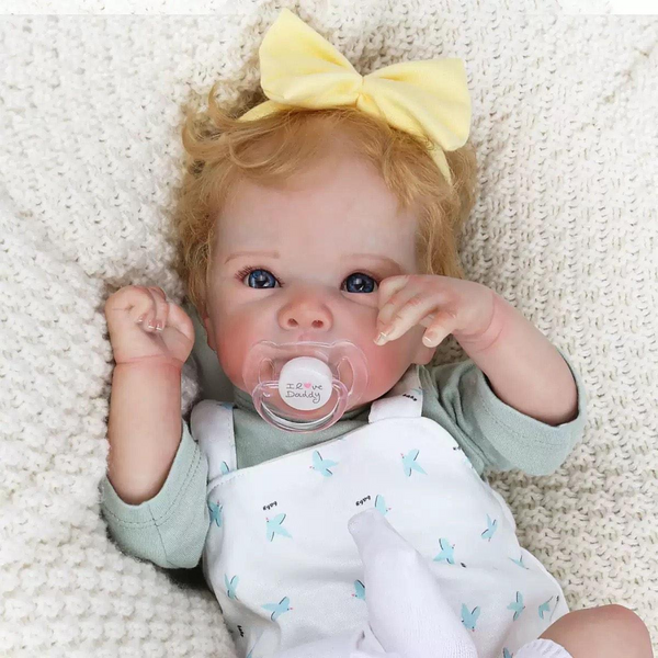 Ігрова лялька у стилі Reborn Baby Bella Rose 46 см &ndash; вінілова дівчинка-немовля, підходить для купання (RB060) RB060 фото