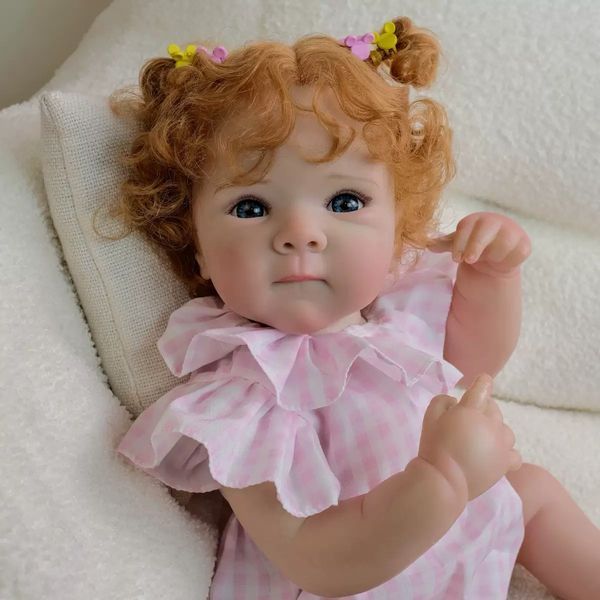 Ігрова лялька у стилі Reborn Baby Amelia Bella 46 см &ndash; вінілова дівчинка-немовля,підходить для купання (RB061) RB061 фото