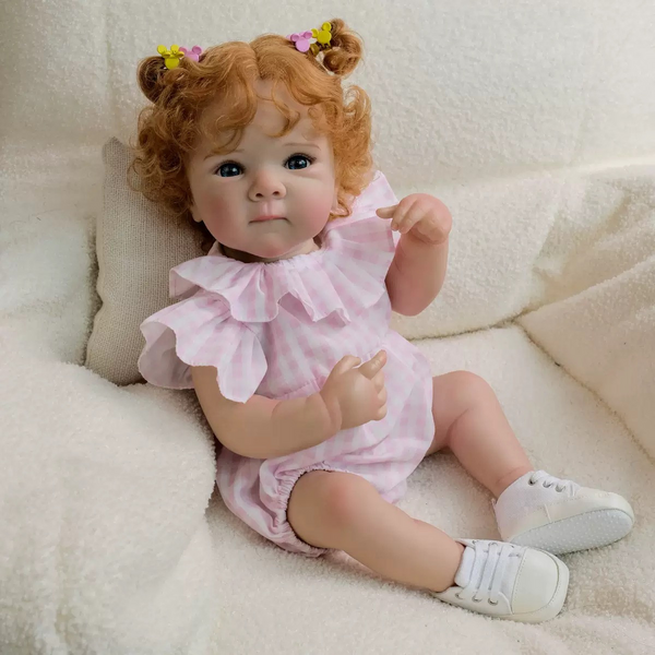 Ігрова лялька у стилі Reborn Baby Amelia Bella 46 см &ndash; вінілова дівчинка-немовля,підходить для купання (RB061) RB061 фото