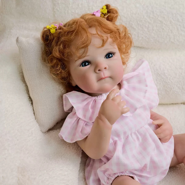 Ігрова лялька у стилі Reborn Baby Amelia Bella 46 см &ndash; вінілова дівчинка-немовля,підходить для купання (RB061) RB061 фото