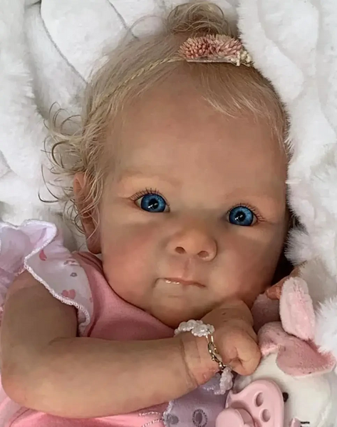 Ігрова лялька у стилі Reborn Baby Bettie 46 см &ndash; вінілова дівчинка-немовля, підходить для купання (RB018) RB018 фото