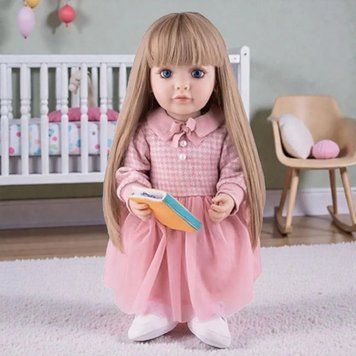 Інтерактивна ігрова лялька у стилі Reborn Baby Doll Lily Bella 55 см &mdash; говорить українською, співає та рухається (RBW-55) RBW-55 фото