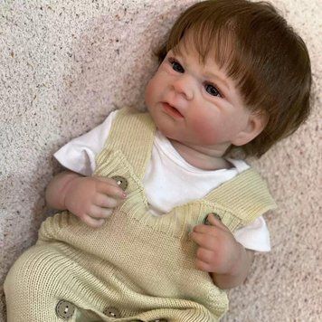 Игровая кукла-мальчик в стиле Reborn Baby Oliver 48 см &ndash; виниловая кукла; которую можно купать (RB064) RB064 фото