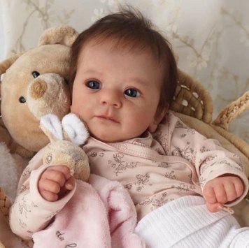 Ігрова лялька у стилі Reborn Girl Talia 49 см &mdash; вінілова дівчинка-немовля для догляду та гри (RB055) RB055 фото