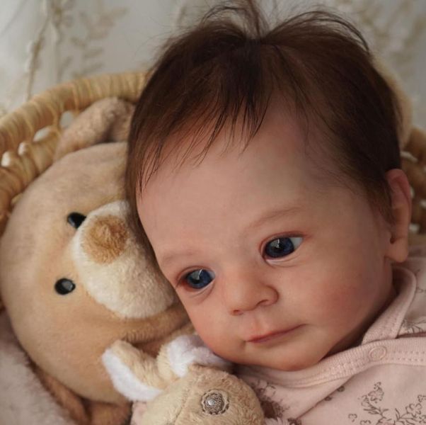 Игровая кукла в стиле Reborn Girl Talia 49 см - виниловая девочка-младенец для ухода и игры (RB055) RB055 фото