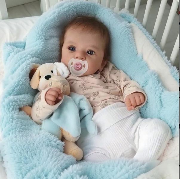 Игровая кукла в стиле Reborn Girl Talia 49 см - виниловая девочка-младенец для ухода и игры (RB055) RB055 фото
