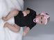 Игровая кукла в стиле Reborn Baby Doll Girl 50 см &ndash; винил-силиконовая с одеждой и аксессуарами, подходит для купания (RB002) RB002 фото 9
