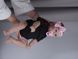 Игровая кукла в стиле Reborn Baby Doll Girl 50 см &ndash; винил-силиконовая с одеждой и аксессуарами, подходит для купания (RB002) RB002 фото 3