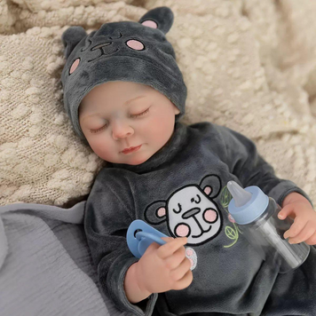 Ігрова лялька-хлопчик у стилі Reborn Baby Tom 45 см &ndash; вінілова лялька;яку можна купати (RB069) RB069 фото