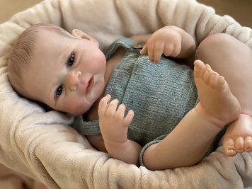Ігрова лялька-хлопчик у стилі Reborn Baby 48 см &ndash; вініл-силіконова лялька з аксесуарами;без тканини;підходить для купання (RB019) RB019 фото
