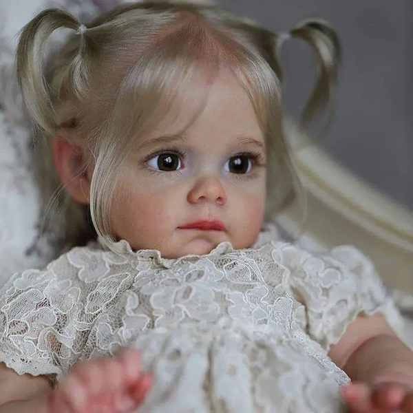 Ігрова лялька у стилі Reborn Baby Doll Maggi 60 см з м&rsquo;яконабивним тілом, одягом та коробкою (RB003M) RB003M фото