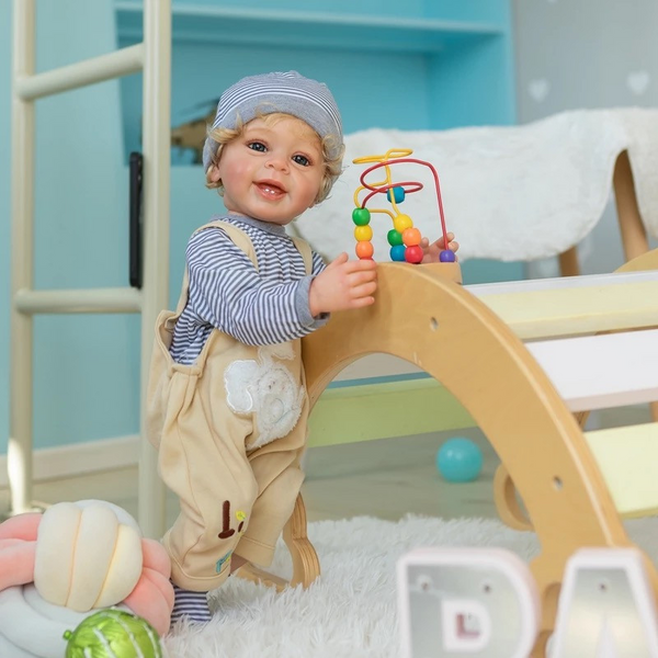 Ігрова лялька-хлопчик у стилі Reborn Baby Patrick 55 см &ndash; анатомічна, підходить для купання (RB022) RB022 фото