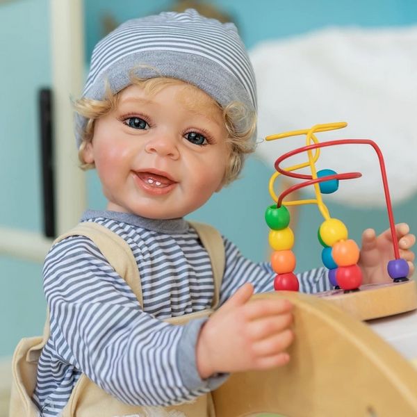 Ігрова лялька-хлопчик у стилі Reborn Baby Patrick 55 см &ndash; анатомічна, підходить для купання (RB022) RB022 фото
