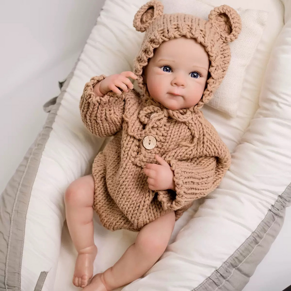 Ігрова лялька у стилі Reborn Baby Doll Teddy 48 см &ndash; вініловий хлопчик з м&rsquo;яким тілом та аксесуарами (RB077). RB077 фото