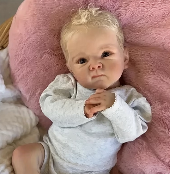 Ігрова лялька у стилі Reborn Baby Doll Elsie 48 см &ndash; вініловий малюк з аксесуарами; підходить для купання (RB083) RB083 фото