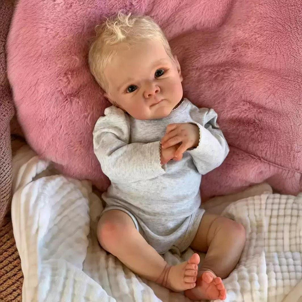 Ігрова лялька у стилі Reborn Baby Doll Elsie 48 см &ndash; вініловий малюк з аксесуарами; підходить для купання (RB083) RB083 фото