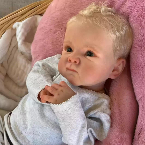 Ігрова лялька у стилі Reborn Baby Doll Elsie 48 см &ndash; вініловий малюк з аксесуарами; підходить для купання (RB083) RB083 фото